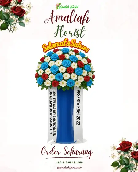 Standing Flowers Gedung Pewayangan Kautaman Tmii Jakarta Timur